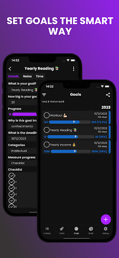 Flynow - Tasks, Habits & Goals Screen 3