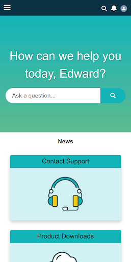 Android application Grass Valley Support screenshort