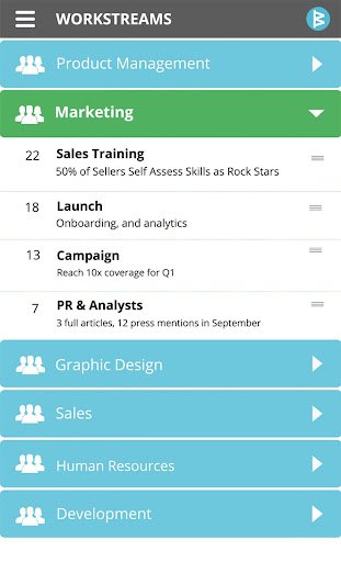 Android application Workboard: Set, align and achi screenshort
