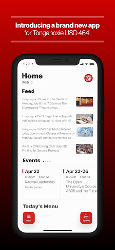 Android application Tonganoxie USD 464 screenshort
