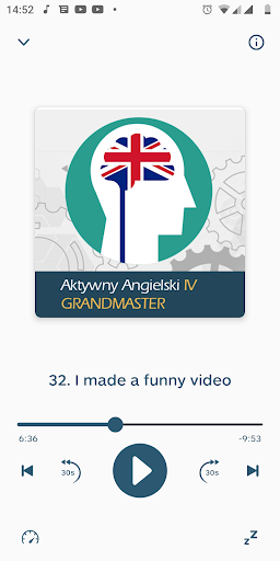 Android application Aktywny Angielski - Trening Mó screenshort