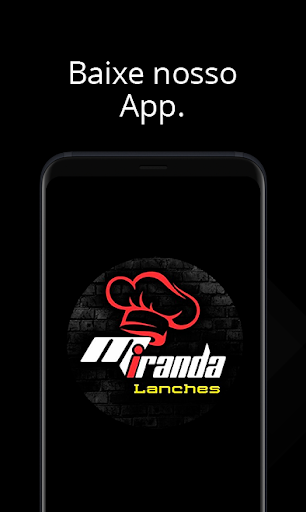 Android application Miranda Lanches screenshort