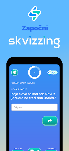 Android application Skvizzing screenshort