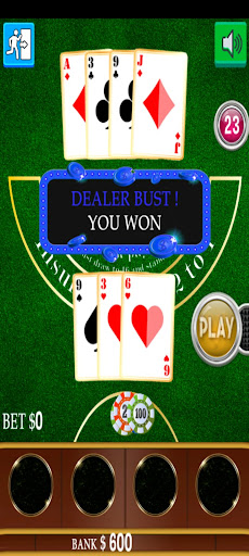 Blackjack 21 Puzzle Screen 2