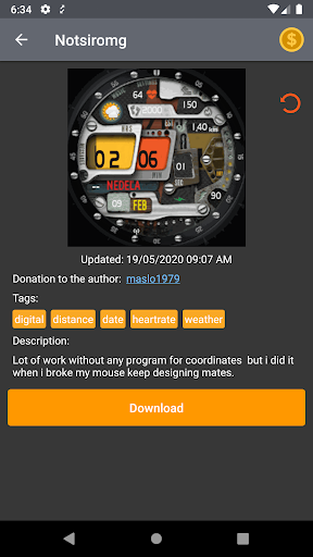 Verge Lite - Watch Face Screen 2