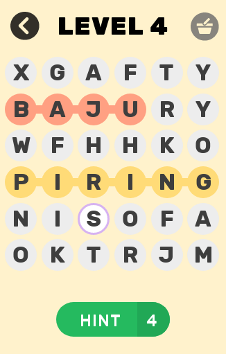 Cari Kata Benda di Rumah