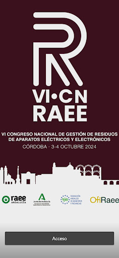 Android application Congreso Nacional RAEE screenshort