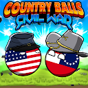 Countryballs Civil War 
