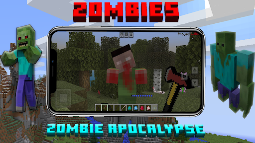 Android application block zombie mod for minecraft screenshort