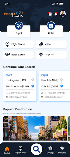 Infinity Travels Screen 2