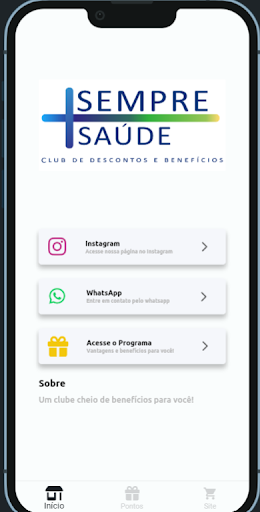 Android application Club Sempre Saúde screenshort