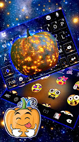 screenshot of Galaxy Jack O Lantern Keyboard