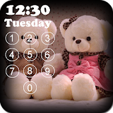 Teddy Bear Pin Screen Lock icon