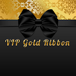 Cover Image of Descargar Tema elegante-VIP Gold Ribbon-  APK