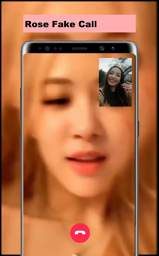 Rose Fake Call Screen 3