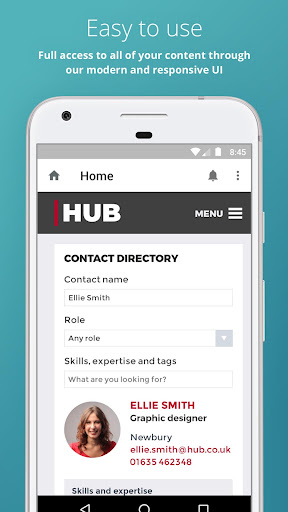 Android application Engage screenshort