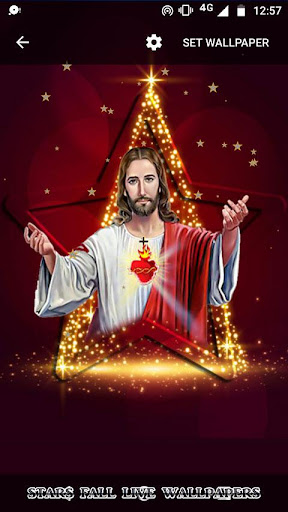 Jesus Star fall Live Wallpaper Screen 2