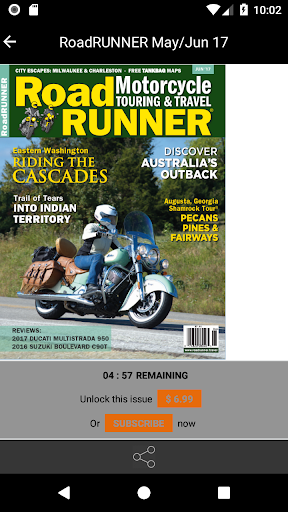 Android application RoadRUNNER screenshort
