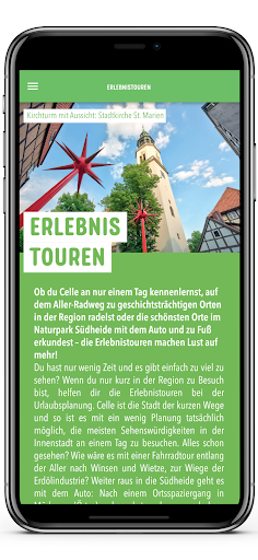 Screenshot of CELLE APP