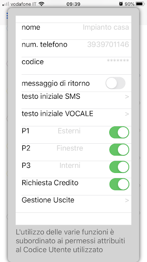 SydraGSM evo Screen 2