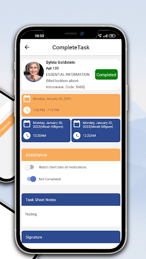CINCH CCM Caregiver Screen 3