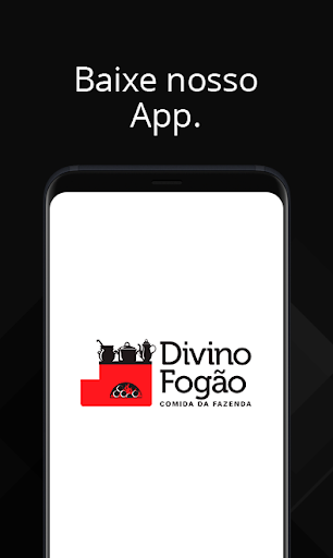 Android application Divino Fogão screenshort
