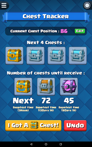 Chest Tracker for Clash Royale