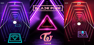 BLACKPINK vs TWICE Tiles Hop - Screenshot 1