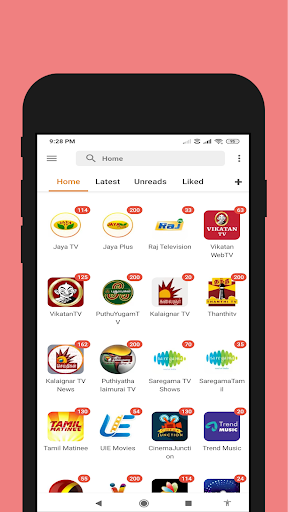 Android application Live All Tamil TV Shows _HD screenshort