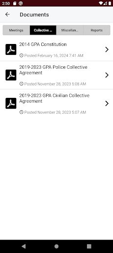 Guelph Police Association Screen 2