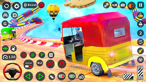 Tuk Tuk Taxi Driving Games 3D Screen 3