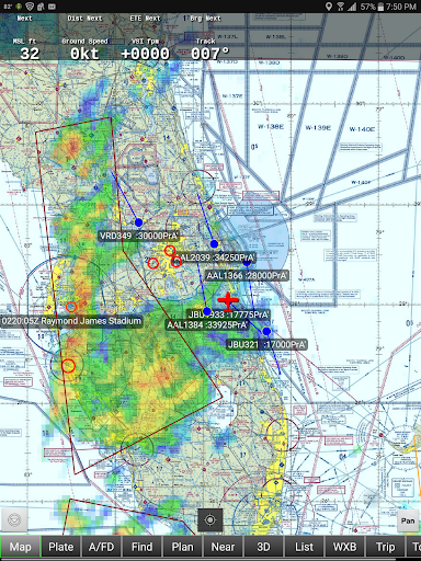 Android application Xradio ADS-B Receiver screenshort
