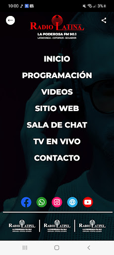 Radio Latina La Poderosa 90.1 Screen 3