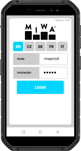 Android application MIWA Producer App screenshort