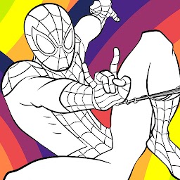 Spider Boy Coloring Book