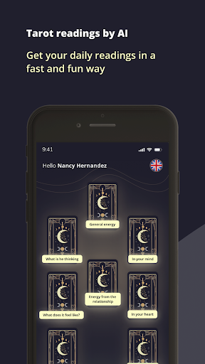 Android application Tarot by AI screenshort