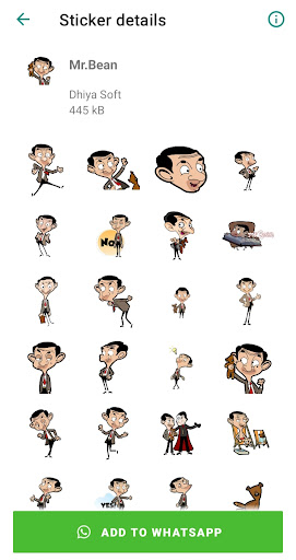 Cartoon Stickers Screen 2