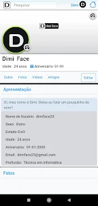 DimiFace - Rede Social