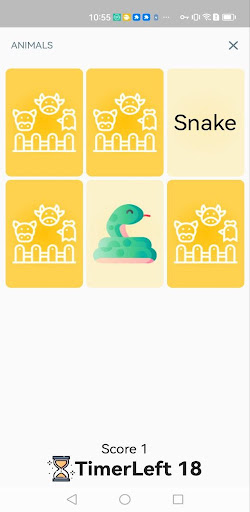 MemoryGame Screen 3