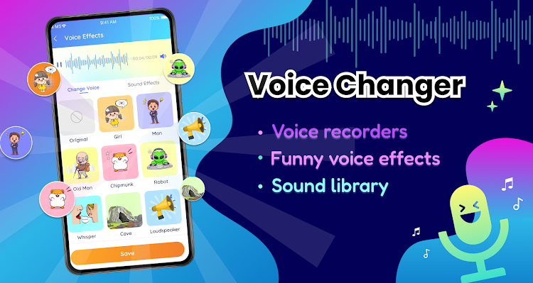 Voice Changer, Funny Effects - 1.1.1 - (Android)