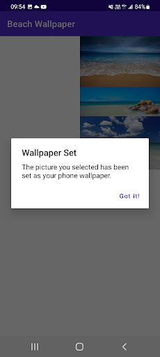 Beach Wallpaper Screen 2