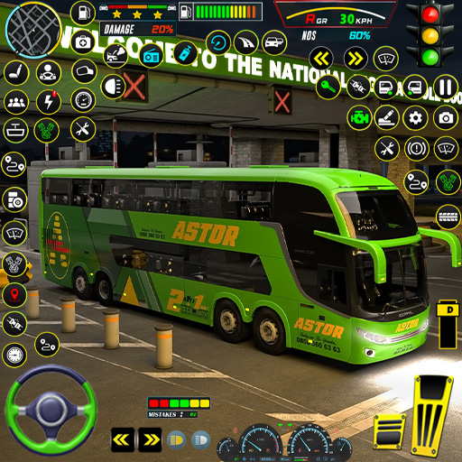 버스 게임 - 코치 버스 운전
