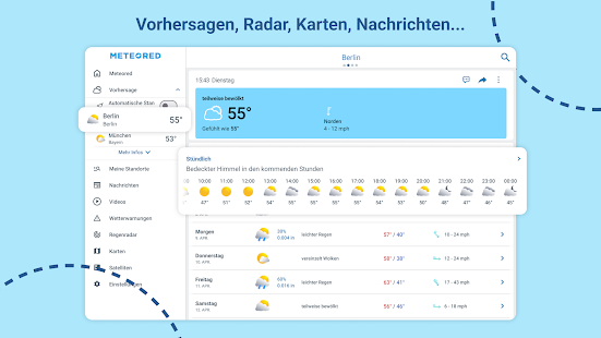 Wetter 14 Tage - Meteored Screenshot
