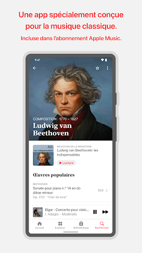 Aperçu de l'application