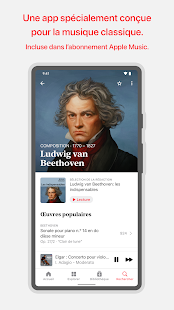 Apple Music Classical Capture d'écran