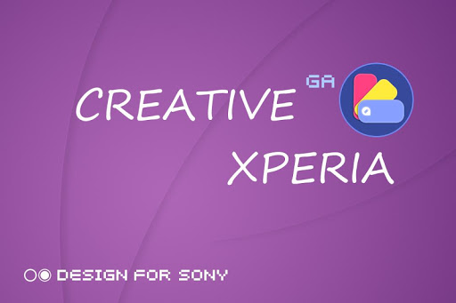 GALAXY XPERIA Theme  J PURPLE