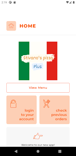Android application Stivanos Pizza Plus DH1 screenshort