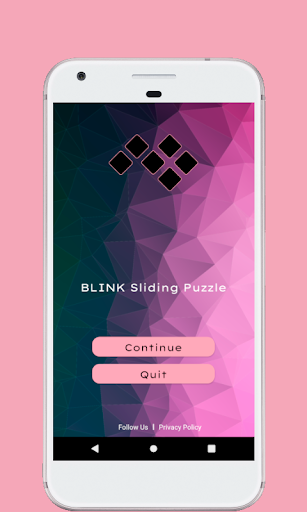 Android application BLINK Sliding Puzzle for BLACK screenshort