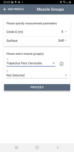 Android application CURO Canine screenshort