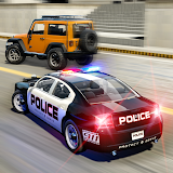 Police Car Chase Games - City Gangster Crime Games icon